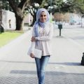 52 11 ازياء محجبات فيس بوك 2020 - اجمل ملابس محجبات - الحجاب والزى الذى يتناسب معه تولين سعد